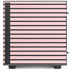 Pink and Black Stripes NZXT H510 Compact ATX Mid-Tower Case Skin