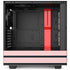 Pink and Black Stripes NZXT H510 Compact ATX Mid-Tower Case Skin