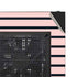Pink and Black Stripes NZXT H510 Compact ATX Mid-Tower Case Skin