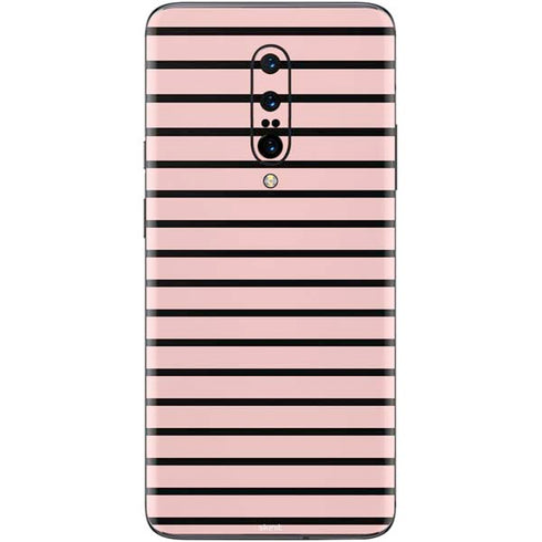 Pink and Black Stripes OnePlus 7 Pro Skin