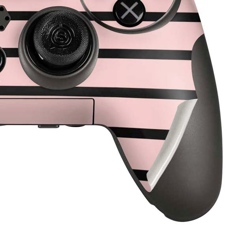 Pink and Black Stripes PlayStation Scuf Vantage 2 Controller Skin