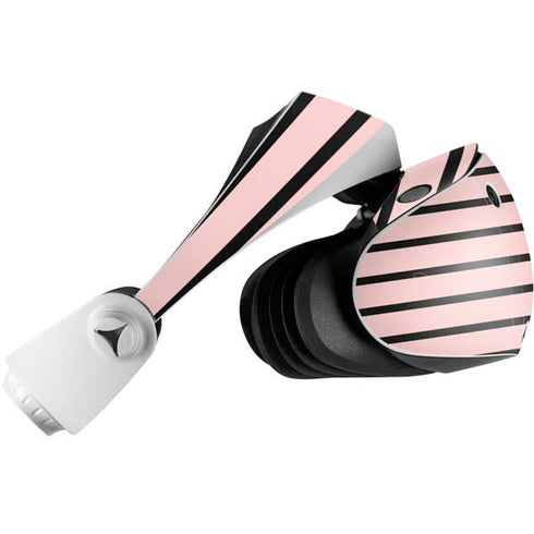 Pink and Black Stripes PlayStation VR2 Skin