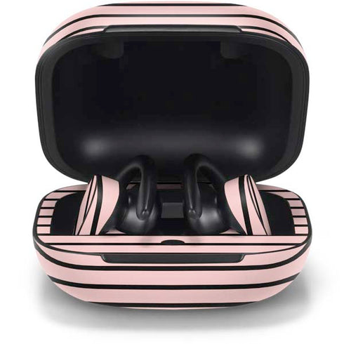 Pink and Black Stripes PowerBeats Pro Skin