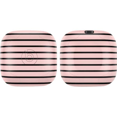 Pink and Black Stripes PowerBeats Pro Skin