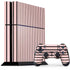 Pink and Black Stripes PS4 Console and Controller Bundle Skin