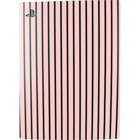 Pink and Black Stripes PS5 Digital Edition Bundle Skin