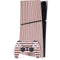 Pink and Black Stripes PS5 Slim Digital Edition Bundle Skin