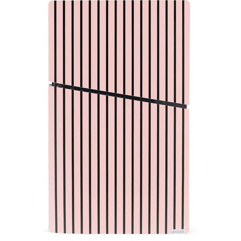 Pink and Black Stripes PS5 Slim Digital Edition Bundle Skin