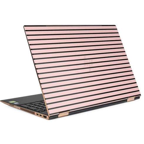 Pink and Black Stripes HP Spectre Skin