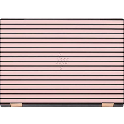 Pink and Black Stripes HP Spectre Skin