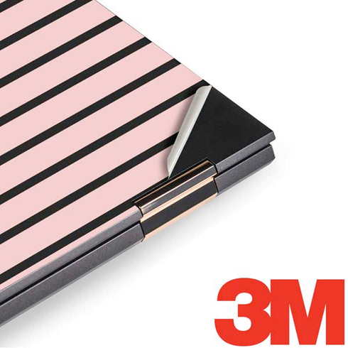 Pink and Black Stripes HP Spectre Skin
