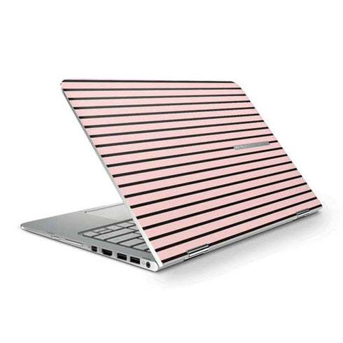 Pink and Black Stripes HP Spectre Skin