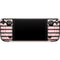 Pink and Black Stripes Steam Deck Handheld Gaming Computer Skin