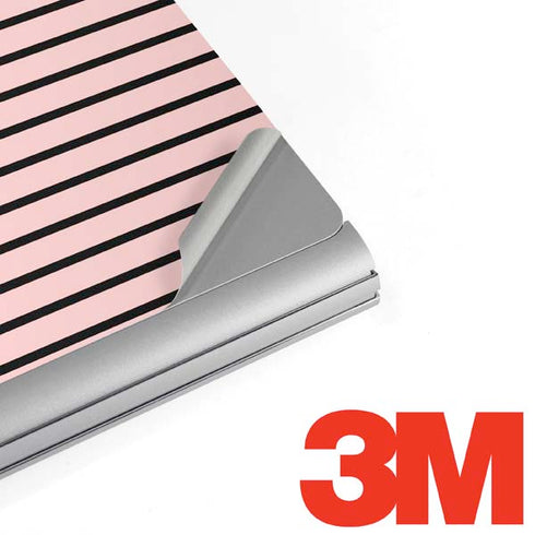 Pink and Black Stripes Surface Book 2 13.5in Skin