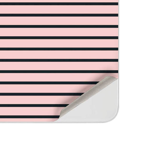 Pink and Black Stripes Surface Duo Skin