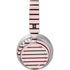 Pink and Black Stripes Surface Headphones Skin