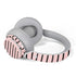 Pink and Black Stripes Surface Headphones Skin
