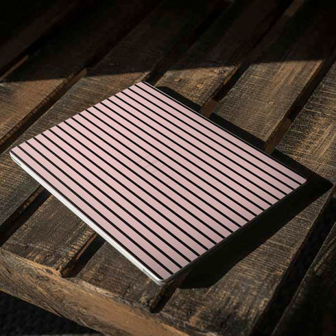 Pink and Black Stripes Surface Laptop 2 Skin