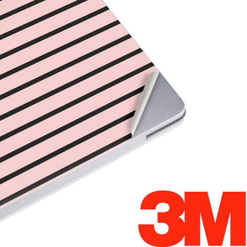 Pink and Black Stripes Surface Laptop 3 13.5in Skin