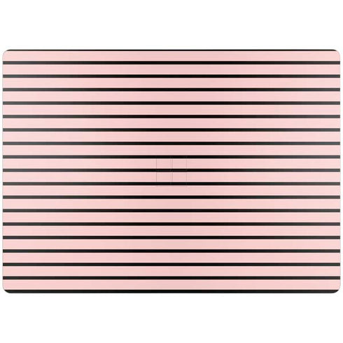 Pink and Black Stripes Surface Laptop 4 15in Skin