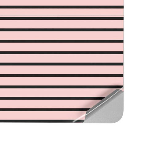 Pink and Black Stripes Surface Laptop Studio Skin