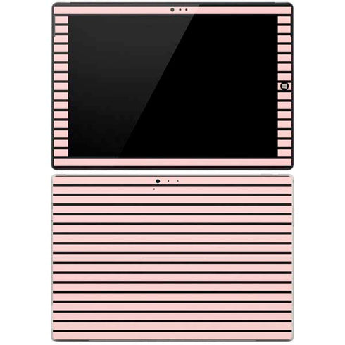 Pink and Black Stripes Surface Pro 3 Skin