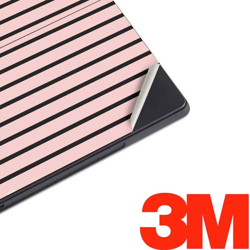 Pink and Black Stripes Surface Pro 6 Skin