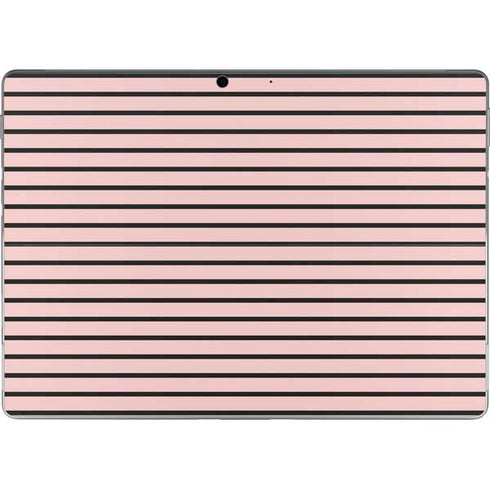 Pink and Black Stripes Surface Pro 8 Skin