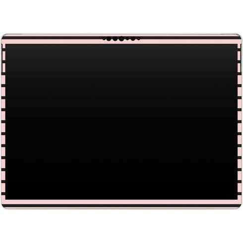 Pink and Black Stripes Surface Pro 8 Skin