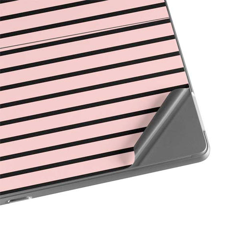 Pink and Black Stripes Surface Pro 8 Skin