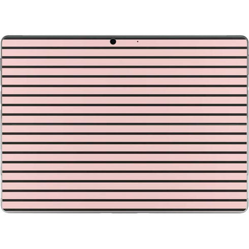 Pink and Black Stripes Surface Pro 9 Skin