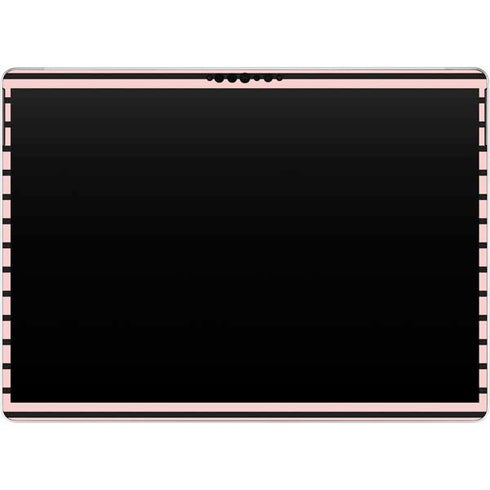 Pink and Black Stripes Surface Pro 9 Skin