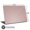 Pink and Black Stripes Universal Laptop 15in (12.2 x 8.8in) Skin