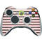 Pink and Black Stripes Xbox 360 Wireless Controller Skin