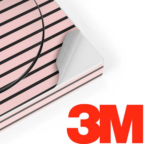 Pink and Black Stripes Xbox Adaptive Controller Skin