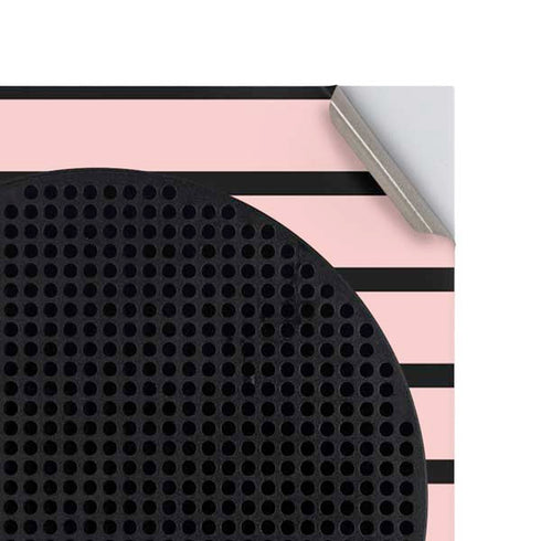 Pink and Black Stripes Xbox Series S Console Skin