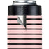 Pink and Black Stripes Yeti Colster Can Insulator Skin