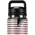 Pink and Black Stripes YETI Rambler 26oz Bottle Skin