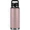 Pink and Black Stripes YETI Rambler 36oz Bottle Skin
