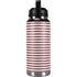 Pink and Black Stripes YETI Rambler 36oz Bottle Skin