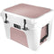 Pink and Black Stripes YETI Tundra 35 Hard Cooler Skin