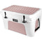 Pink and Black Stripes YETI Tundra 45 Hard Cooler Skin