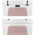 Pink and Black Stripes YETI Tundra 65 Hard Cooler Skin