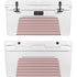 Pink and Black Stripes YETI Tundra 75 Hard Cooler Skin
