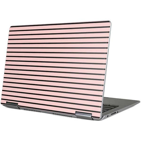 Pink and Black Stripes Yoga 710 14in Skin