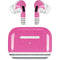 Pink and Grey Stripes AirPods Pro 2nd Gen Skin