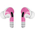 Pink and Grey Stripes AirPods Pro 2nd Gen Skin