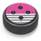 Pink and Grey Stripes Amazon Echo Dot Skin