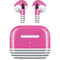 Pink and Grey Stripes Apple AirPods (3rd Gen 2021) Skin