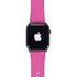 Pink and Grey Stripes Apple Watch Band 42-44mm